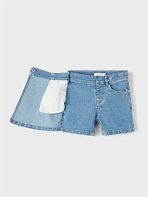 NAME IT Shorts Nederdel Laila Medium Blue Denim